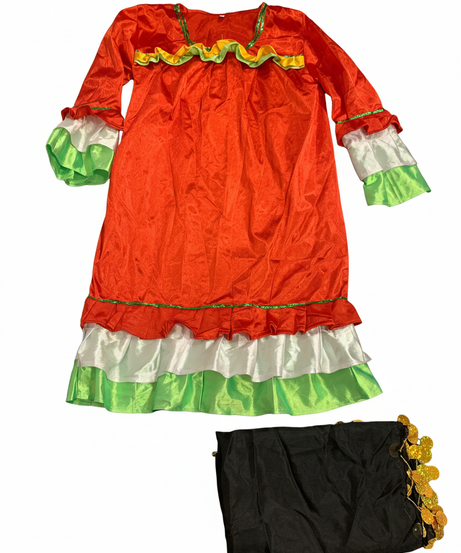 Girl Peasant Red Costume