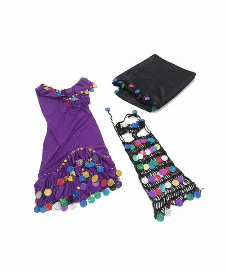 Children's Sequin Sparkle Dance Costume Set