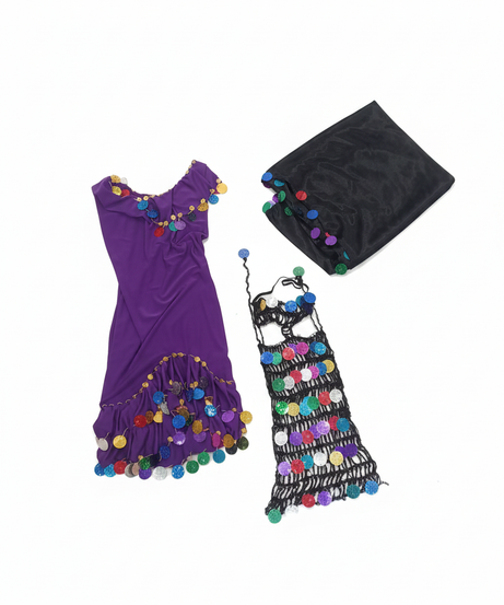 Children's Sequin Sparkle Dance Costume Set