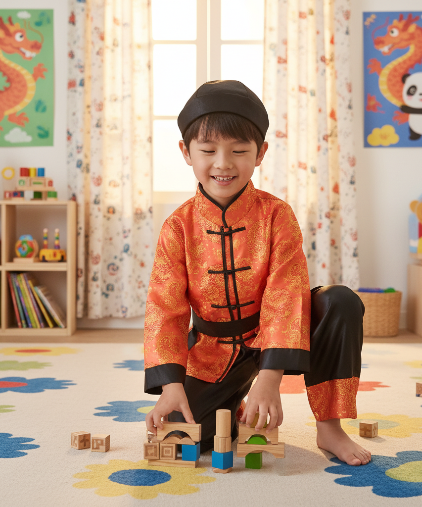 Japanese Children's Traditional Kung Fu Costume Set