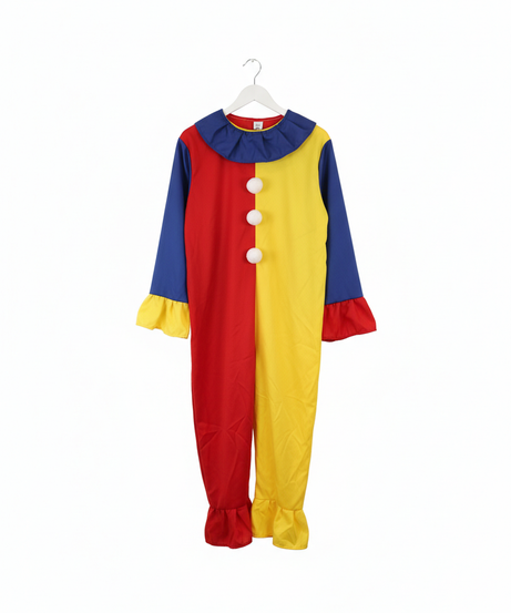 Children's Vibrant Harlequin Clown Costume