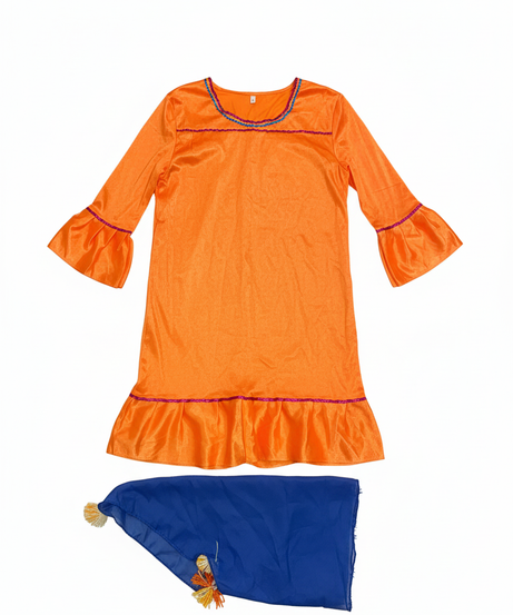 Girl Peasant Orange Costume
