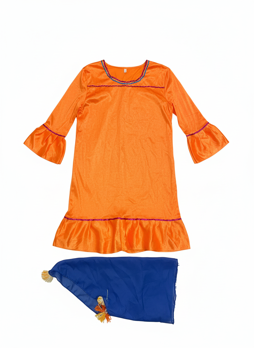 Girl Peasant Orange Costume