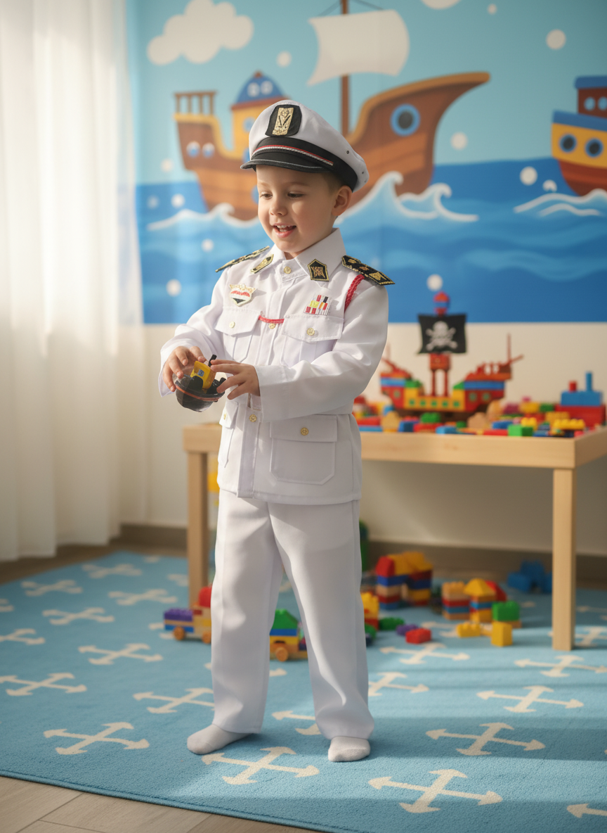 Child's Naval Officer Costume Play Set