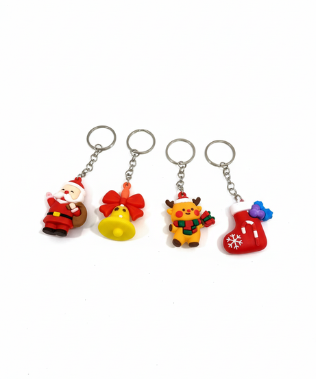 Christmas Holiday Charm Keychain - 1 keychain