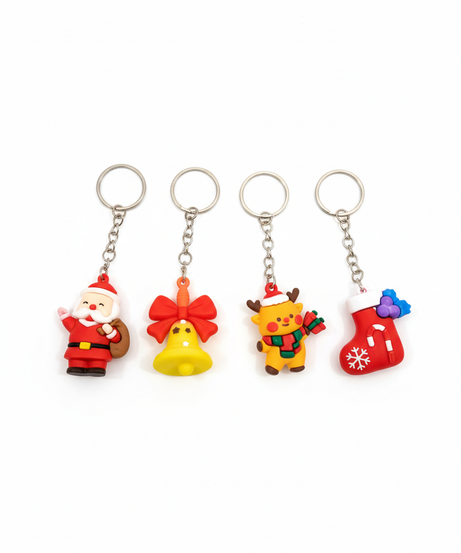 Christmas Holiday Charm Keychain - 1 keychain