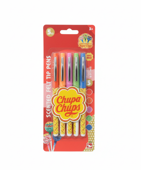 Chupa Chups Scented Felt Tip Pens, 5 Count