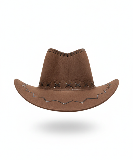 Classic Brown Western Cowboy Hat