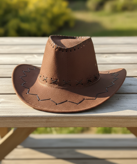 Classic Brown Western Cowboy Hat