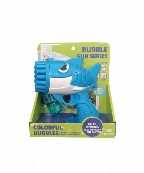 Colorful Bubbles Shark Bubble Gun Series
