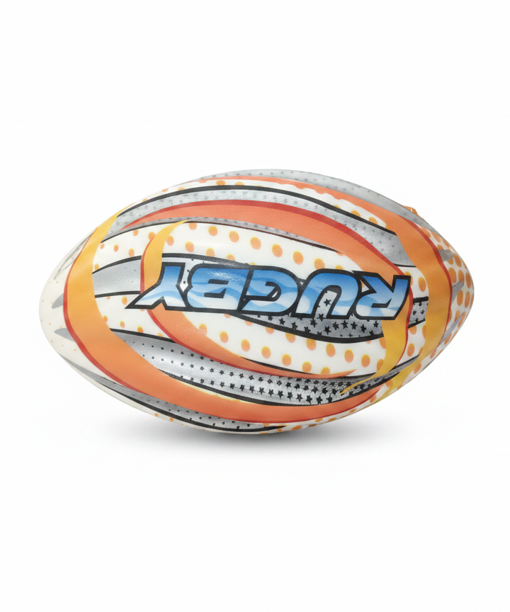 Colorful Rugby Ball