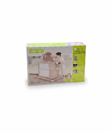 Coolbaby 5 in 1 Multi-Functional Auto-Swing Bassinet (Model: CB112)