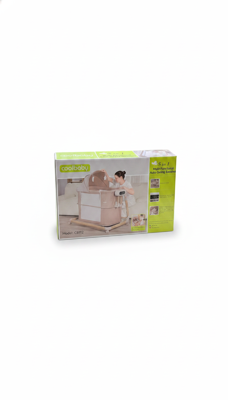 Coolbaby 5 in 1 Multi-Functional Auto-Swing Bassinet (Model: CB112)