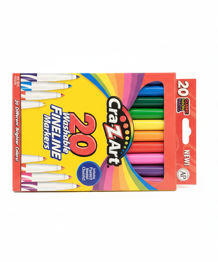 Cra-Z-Art 20 Washable Fineline Markers