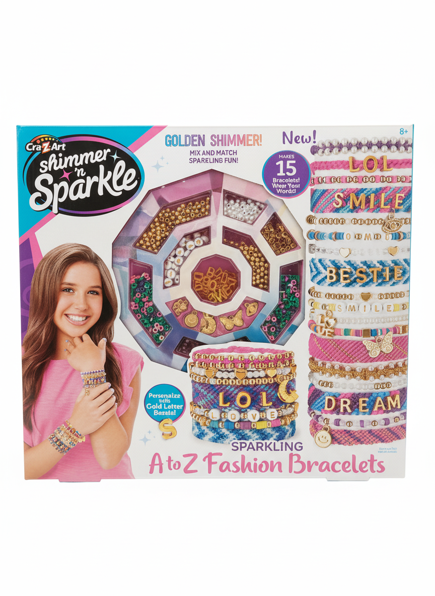 Cra-Z-Art Shimmer 'n Sparkle A to Z Fashion Bracelets