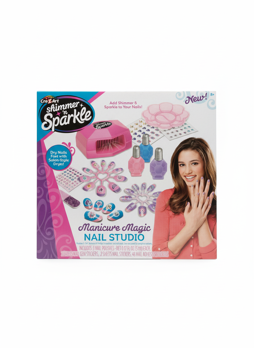 Cra-Z-Art Shimmer 'n Sparkle Manicure Magic Nail Studio