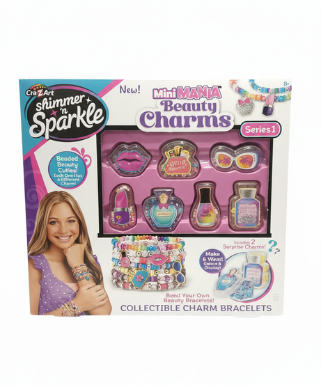 Cra-Z-Art Shimmer 'n Sparkle Mini MANIA Beauty Charms Collectible Charm Bracelets - Series 1