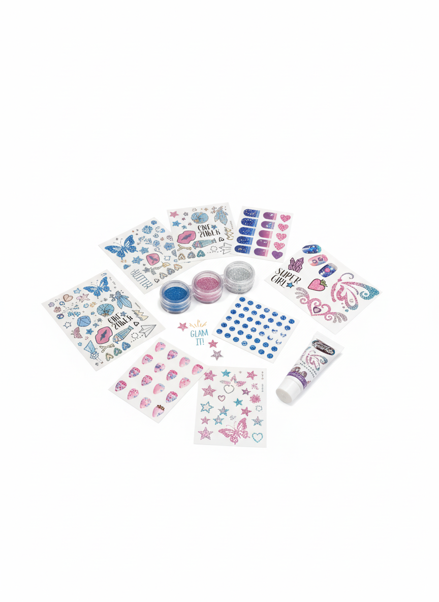 Cra-Z-Art Shimmer 'n Sparkle Sparkling Glitter Tattoos & Nails