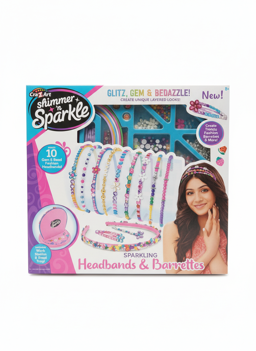 Cra-Z-Art Shimmer 'n Sparkle Sparkling Headbands & Barrettes