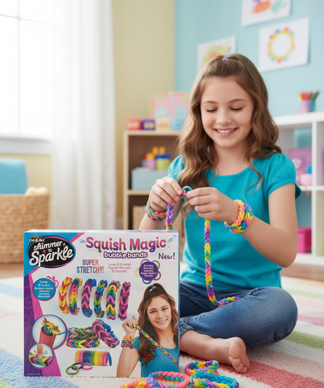 Cra-Z-Art Shimmer 'n Sparkle Squish Magic Bubble Bands