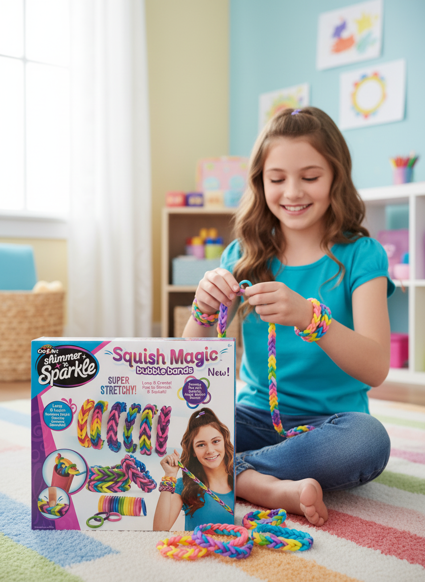 Cra-Z-Art Shimmer 'n Sparkle Squish Magic Bubble Bands