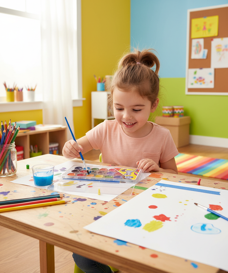 Cra-Z-Art Washable Watercolors, 24 Colors with Paintbrush