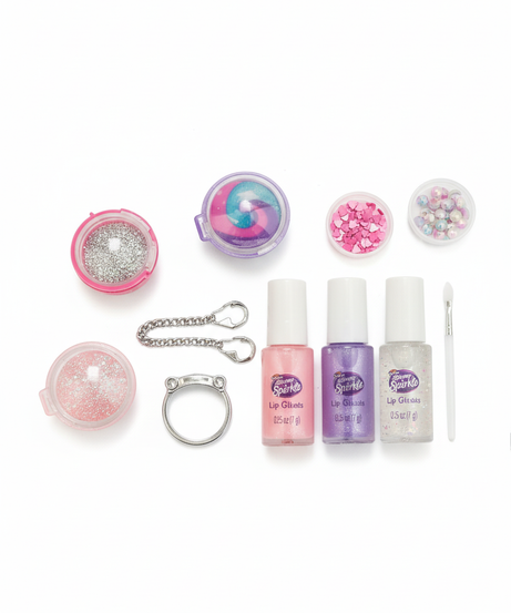 CraZArt Shimmer 'n Sparkle Glitter & Gem Lip Gloss Lockets