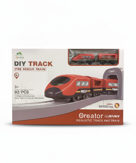 Creator DIY Track Fire Rescue Train