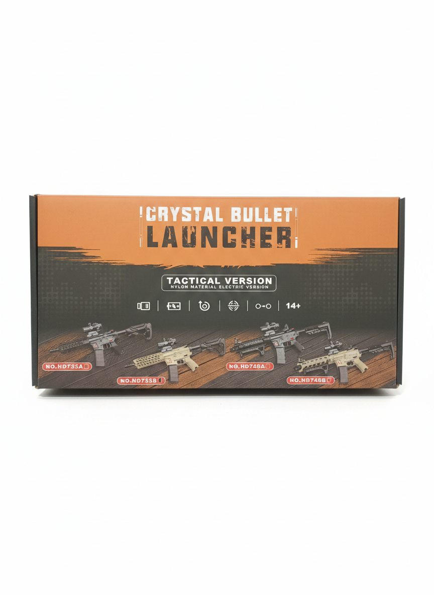 Crystal Bullet Launcher - Tactical Nylon Material Electric Version Orbeez Guns