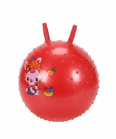 Cute Bunny Red Hopping Ball ( 45 cm )