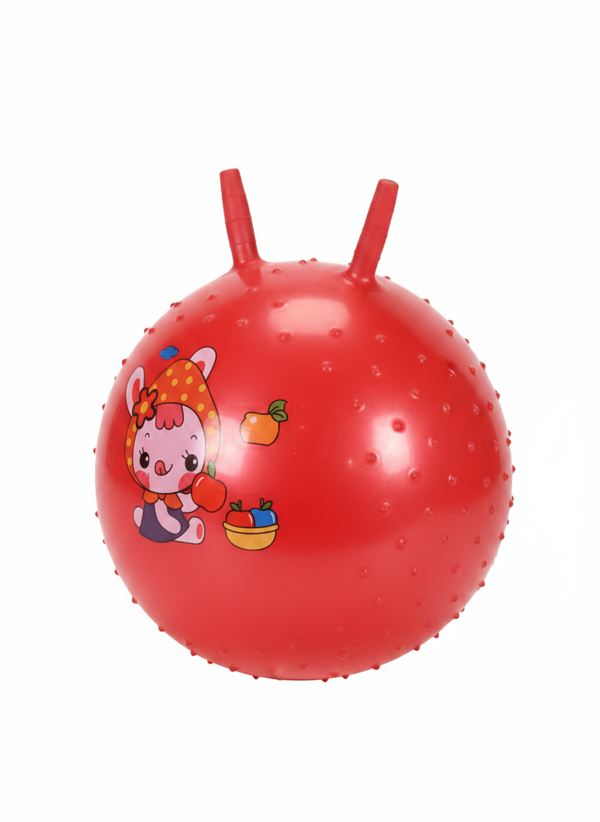 Cute Bunny Red Hopping Ball ( 45 cm )