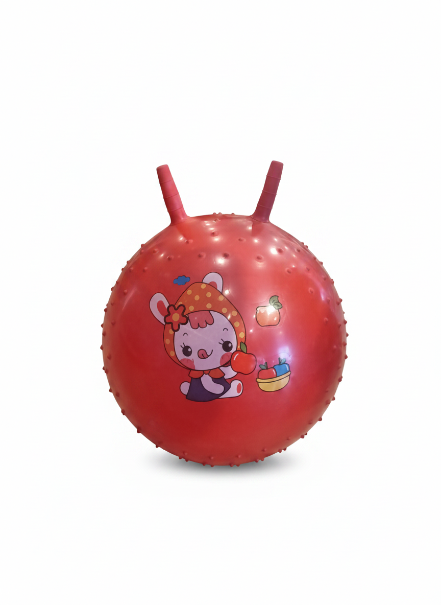 Cute Bunny Red Hopping Ball ( 45 cm )