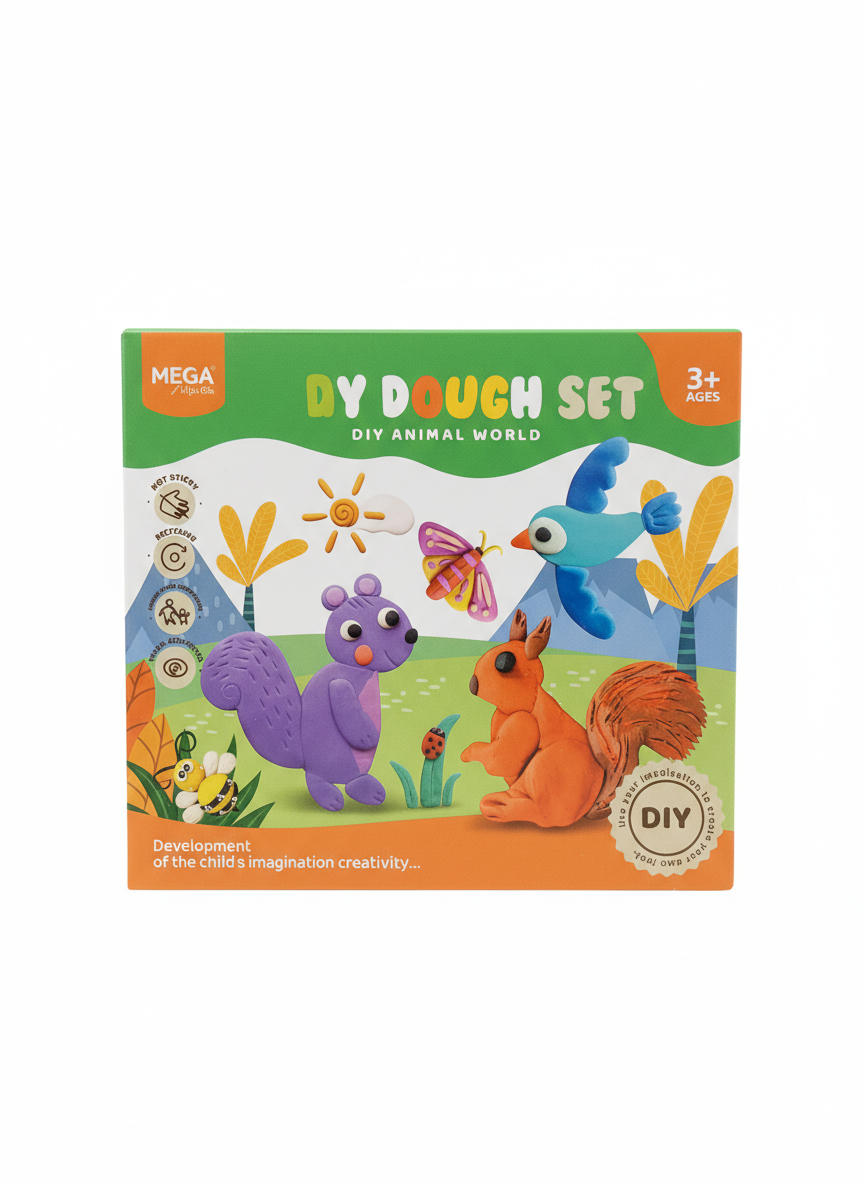 DIY Dough Set: DIY Animal World