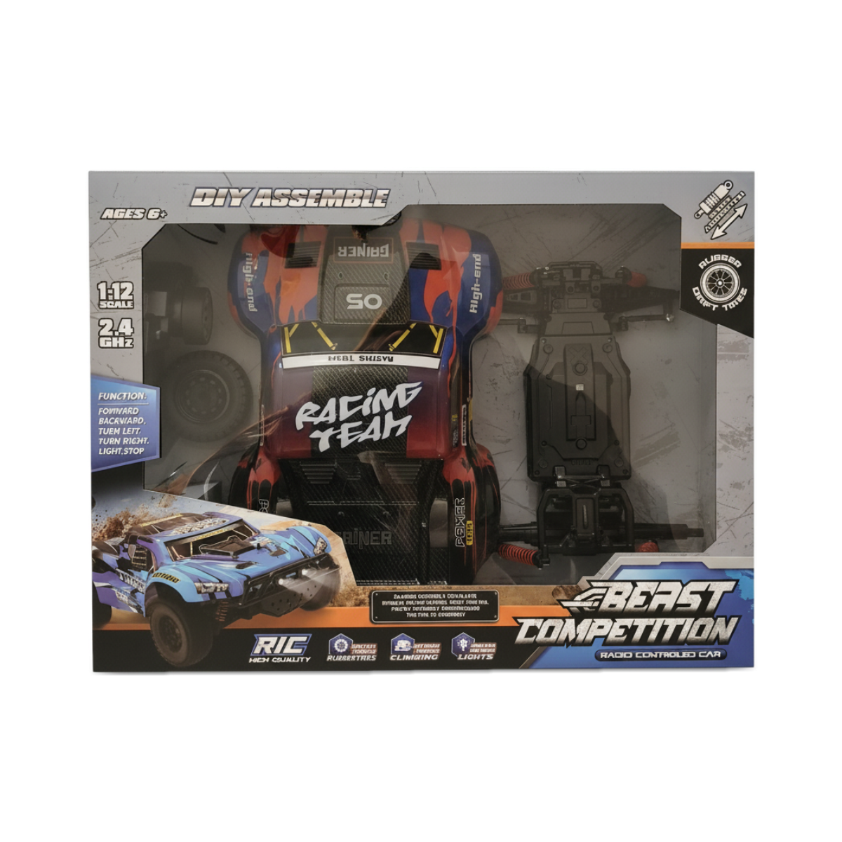 DIY Assemble Beast Competition Radio Controlled Car
