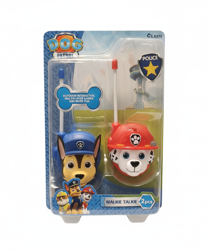 DOG PATROL Chase & Marshall Walkie Talkie 2 Pcs Set