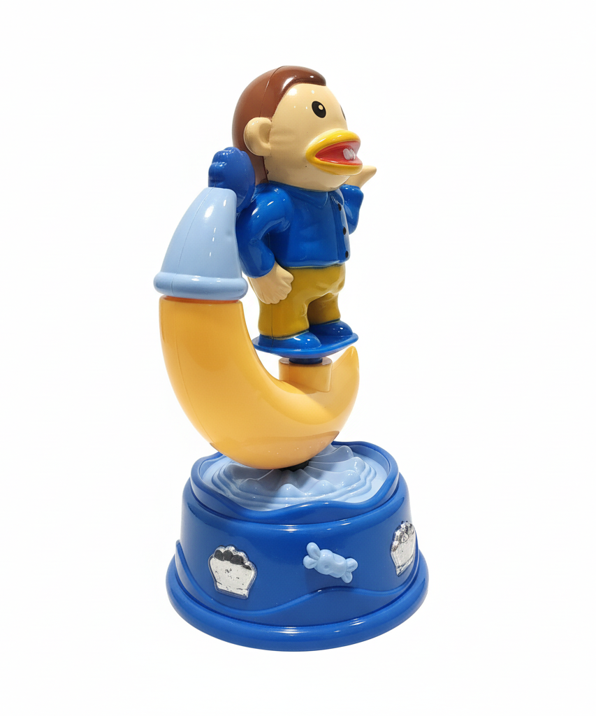 Dancing Monkey on the Moon Wind-Up Toy
