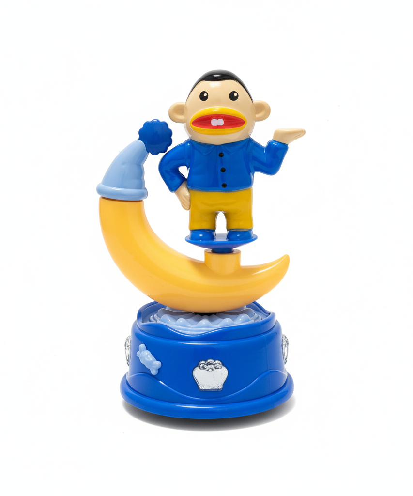 Dancing Monkey on the Moon Wind-Up Toy