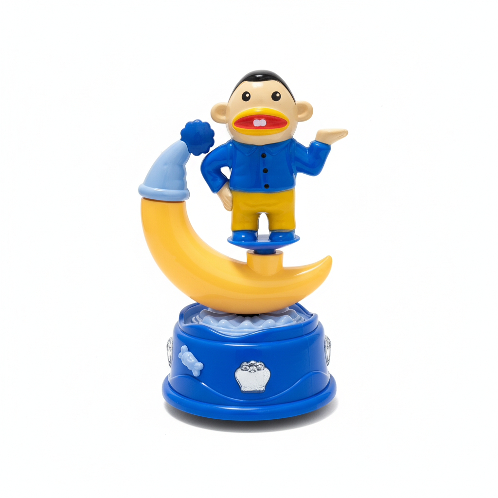 Dancing Monkey on the Moon Wind-Up Toy