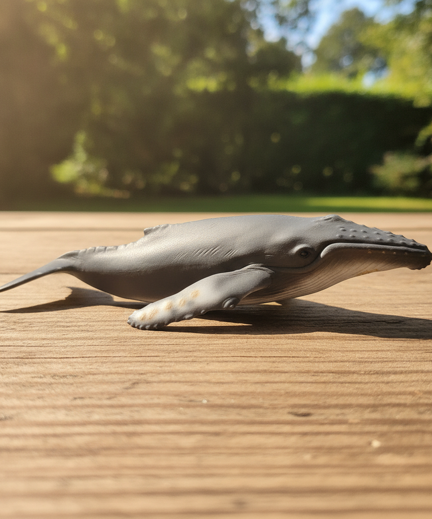 Detailed Humpback Whale Figurine
