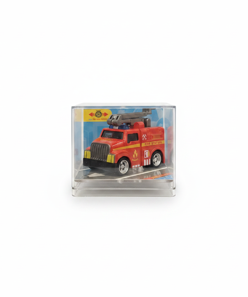 Die-Cast Fire Station Fire Truck