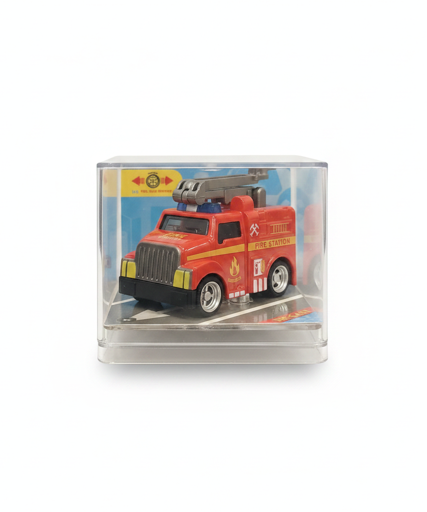 Die-Cast Fire Station Fire Truck