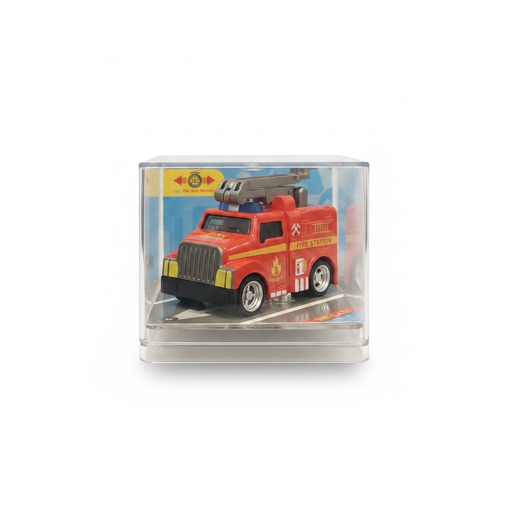 Die-Cast Fire Station Fire Truck