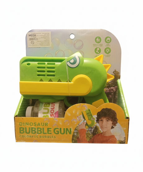 Dinosaur Bubble Gun Colorful Bubbles