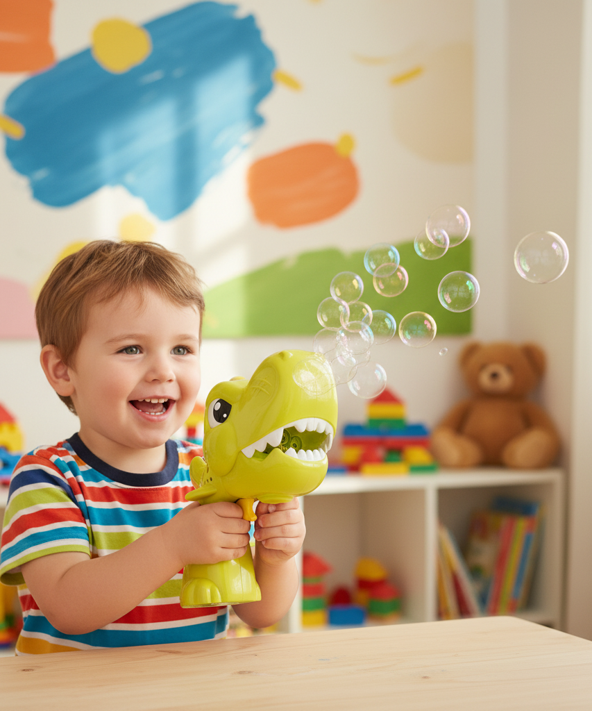 Dinosaur Bubble Gun