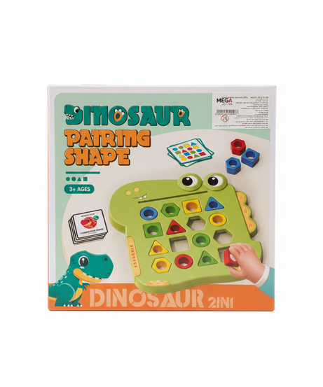 Dinosaur Pairing Shape 2IN1 Game