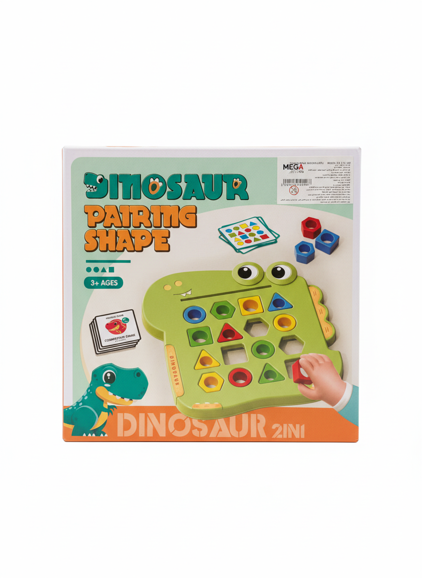 Dinosaur Pairing Shape 2IN1 Game