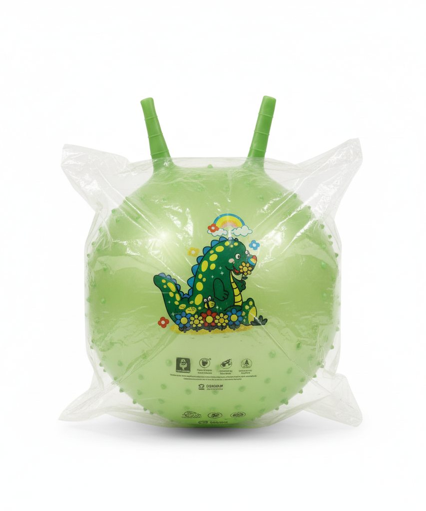 Dinosaur Grip-Handle Hopper Ball
