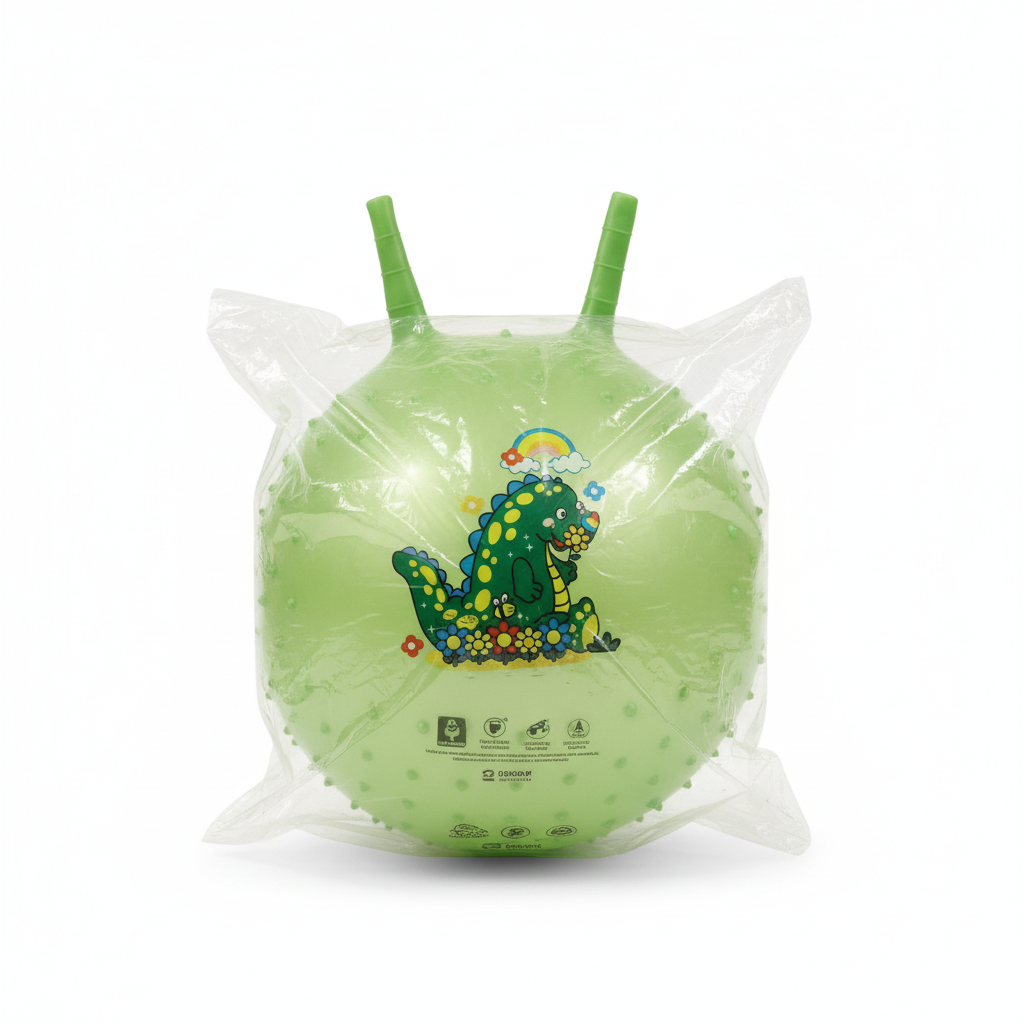 Dinosaur Grip-Handle Hopper Ball