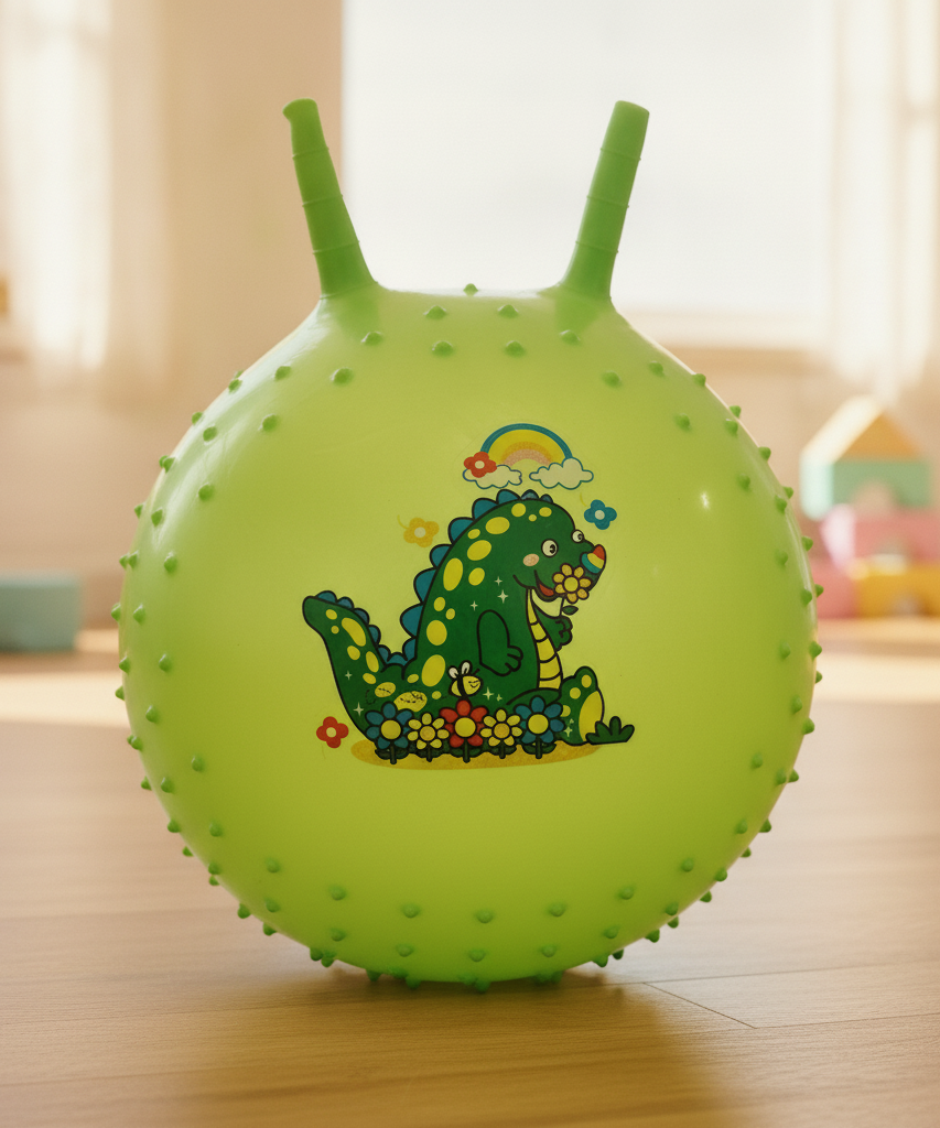 Dinosaur Grip-Handle Hopper Ball