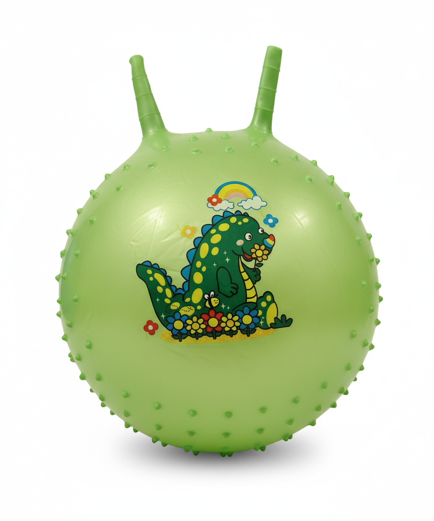 Dinosaur Grip-Handle Hopper Ball